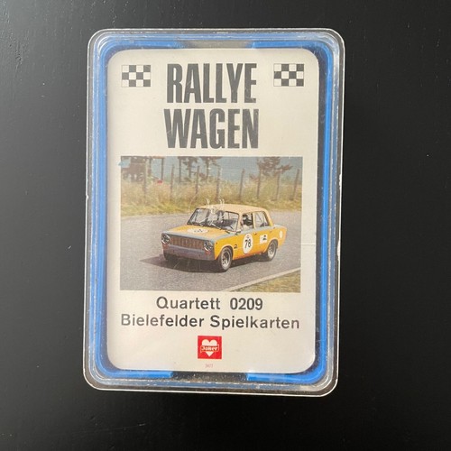 Quartett kartenspiel rallye - quartett,