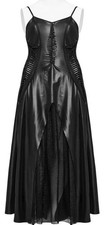 Punk Rave Langes Kleid Damen