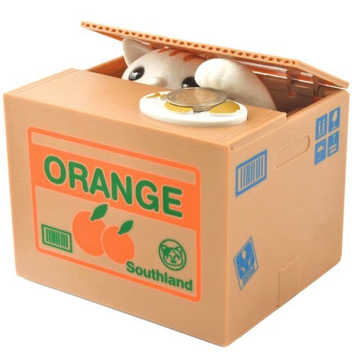 Spardose katze interaktiv - spardose,