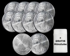 10x 1 oz Titanmedaille +