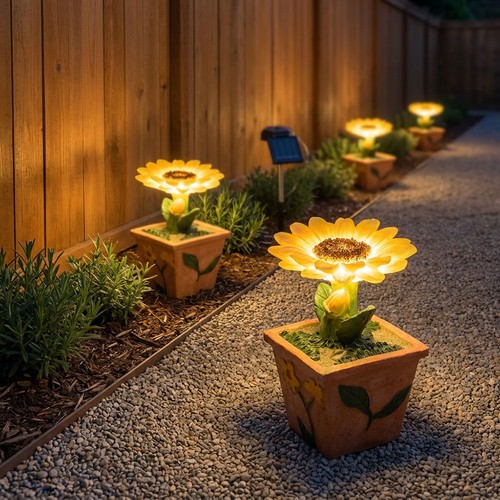 Led blumen außen - led,