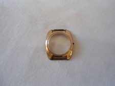 GUB Glashütte  einzelnes  Gehäuse mit Glas  vergoldet  ohne Inhalt