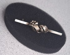 Brosche Anstecknadel Stabbrosche Silber 830 Blume antik alt Vintage