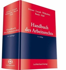 Handbuch des Arbeitsrechts: Arbeitsrechtliche, Buch Hermann Luchterhand Verlag