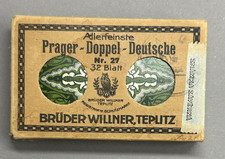 RAR Prager Doppel Deutsche Tell Muster Brüder Willner Teplitz Kartenspiel