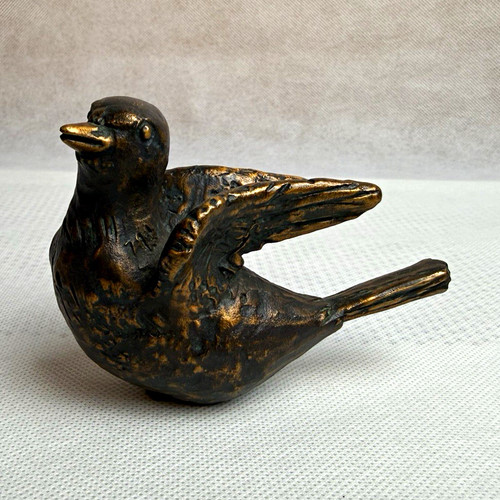 Strassacker bronze vogel figur - vogel,