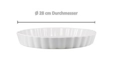 Tortebodenform Quicheform Kuchenform Backform Tarte Form Ofen Porzellan Ø 28cm
