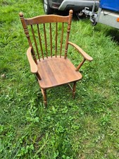 Antiker Stuhl Holzstuhl Buche
