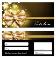 100 x Geschenkgutscheine