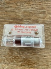 Rotring Isograph Zeichenkegel 2,0 mm Artikelnummer 751200, NEU