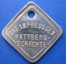 alte WERTMARKE MOERS Bergbau