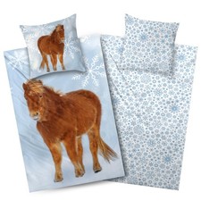 Biber bettwäsche 135x200 pony - biber,