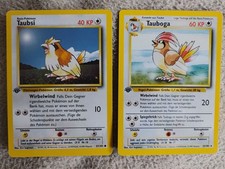 Pokemonkarten: Tauboga und Taubsi -Edition1- Base Set