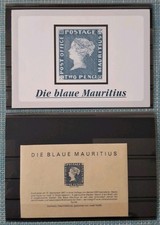 Die blaue mauritius stahlstich - die,