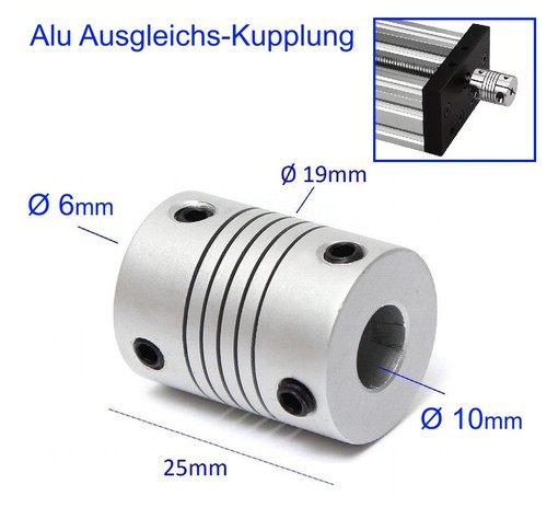 6mm auf 10mm rund stange - 6mm,