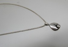 Anhänger Sten&Laine Finland 925 Bergkristall small pendant rock crystal Kette 70