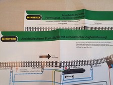 2 Minitrix Ratgeber: Anschlußschema -Form-Signal und -Bremswiderstand von 1972