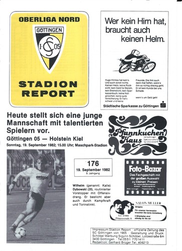 Programm 1982 göttingen - programm, 1982/83