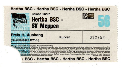 Ticket hertha bsc - bsc, berlin