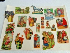 18 alte Oblaten, Konvolut(K1), geprägt, div. Motive, Erhalt neuwertig