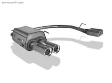 Fox Duplex Sportauspuff Opel