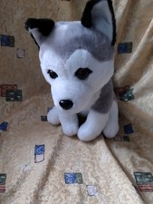 Stofftier plüschhund husky - stofftier, husky***