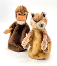 2x alte Steiff Handpuppe Affe
