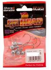 Jigköpfe Jighaken mit Mustad Haken 5 Stück Verschiedene Größen