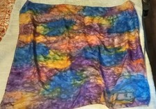 Batik-Halstuch, Seide, 86 x 86 cm