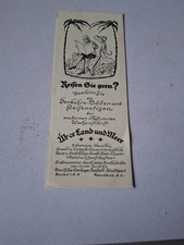 altes Lesezeichen - Schwabenbücher . deutsche Verlagsanstalt Stuttgart