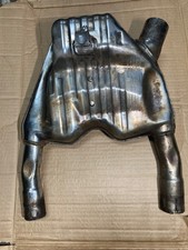 BMW R100R exhaust Auspuff Sammler front silencer motor gear Vorschalldämpfer