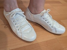 Buffalo Lacksneaker weiß Größe 39 Lackschuhe Lederschuhe