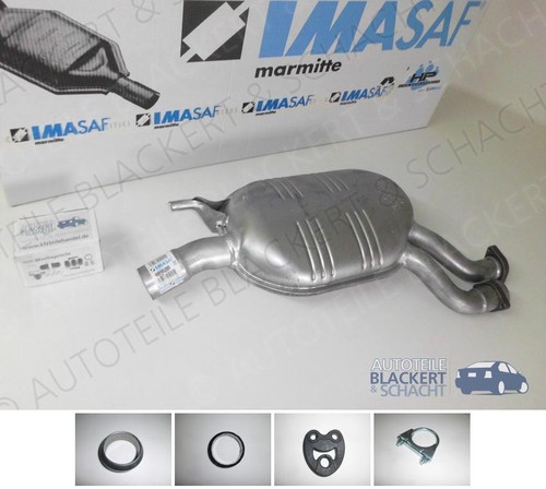 Imasaf auspuff mitteltopf für - imasaf,