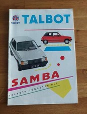 Talbot Samba LS-GL-GLS-Cabrio - PROSPEKT (80iger)