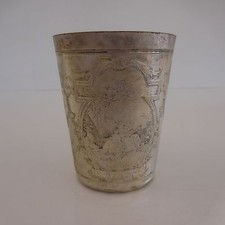 Timbale Metall silberfarben