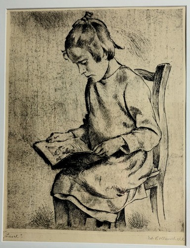 Eduard dollerschell radierung - dollerschell:,