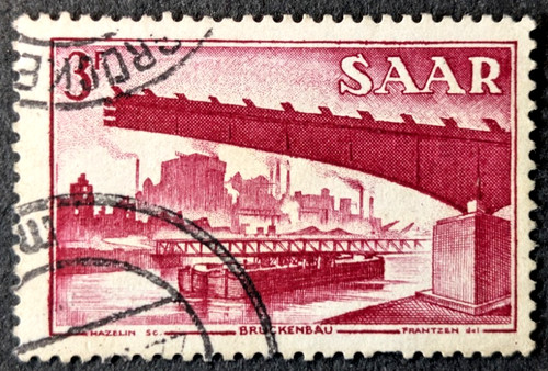 Saarland 1953 mi321 - 1953,