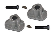 2X Messerhalter + Schrauben +
