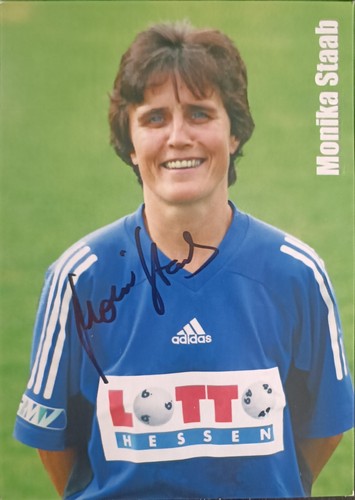 Monika staab autogrammkarte - staab,