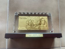 999.9 Pure Gold Banknote Italy