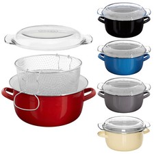 Neu 5L Edelstahl Friteuse