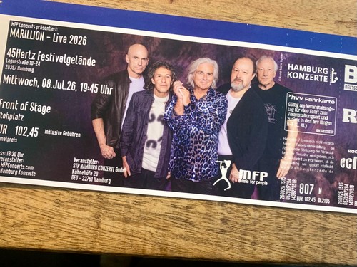 Tickets marillion live 2026 - marillion,