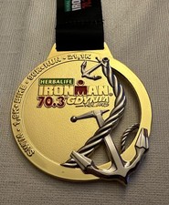Ironman Herbalife Poland 2016 Finisher Gdynia Official Medal +Swimcap (db) 