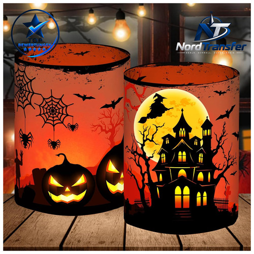 Windlicht tischdeko halloween - windlicht,
