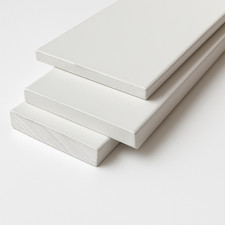 Alu Aluminium Flach Flachstange Weiß Matt RAL 9016 PULVERBESCHICHTET