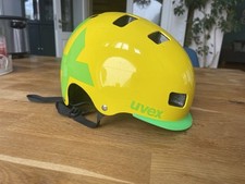 sehr schöner UVEX Helm Fahrrad Skateboard Kinder Gr. 52 bis 57cm