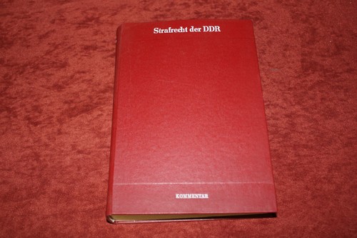 Strafrecht der ddr kommentar - strafrecht,