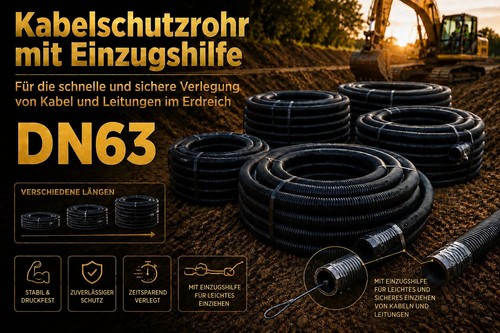 63mm kabelschutzrohr leerrohr - 63mm,