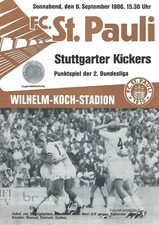 Programm 1986/87 FC St. Pauli