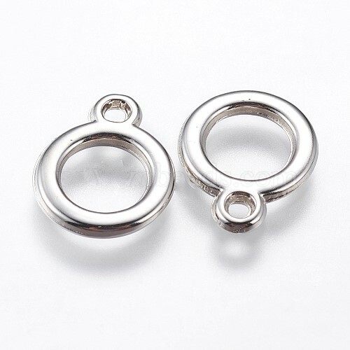Perlen verbinder groß silber - perlen-verbinder,